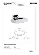 OVAL мильниця овальна 118408021 Bemeta Чехія (118408041)