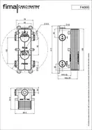 Fima Carlo Spillo Up Вбудована частина змішувача (F4000)