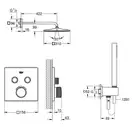 Grohe душевая система grohtherm smartcontrol (26405SC1)