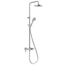Logo Dual Shower System з змішувачем 6808305-00 верхній душ+ручний душ, хром Kludi НІМЕЧЧИНА
