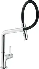 MP119400CR Змішувач кухонний Lamp, лійка з ручним душем на магніті, хром Nobili ІТАЛІЯ (MP119400CR)