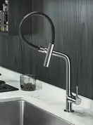 MP119400CR Змішувач кухонний Lamp, лійка з ручним душем на магніті, хром Nobili ІТАЛІЯ (MP119400CR)