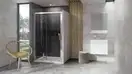 Душові двері 10DP2-110 полір. алюм. Transparent Ravak Чехія (0ZVD0C00Z1)
