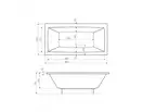 Ванна акрил.Vita 180*90 A24T082000 +ніжки  Roca