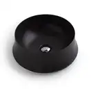 Умивальник SH02 Sharp 42см, круглий, blak matt SIMAS ІТАЛІЯ (SH02 blak matt)