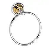 144204068 Retro Тримач для рушників кільцевий(золото/хром) , Bemeta (144204068)