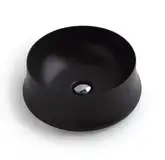 Умивальник SH02 Sharp 42см, круглий, blak matt  SIMAS  ІТАЛІЯ (SH02 blak matt)