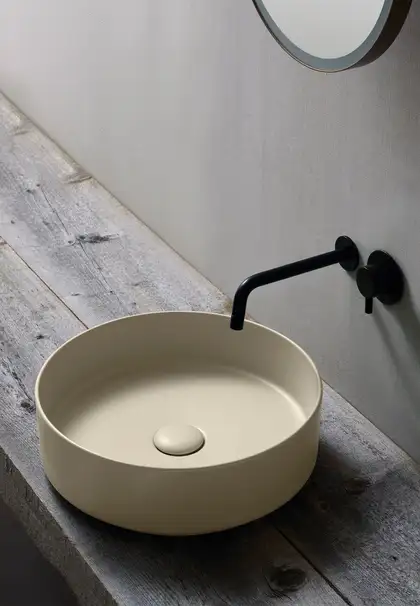 SHCOLAT40 AV Умивальник Shui Comfort накладний круг 40x40 Cielo ІТАЛІЯ (SHCOLAT40 AVena) SHCOLAT40 AV Умивальник Shui Comfort накладний круг 40x40 Cielo ІТАЛІЯ (SHCOLAT40 AVena)