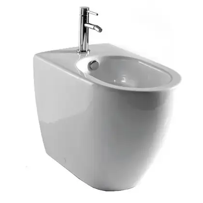 SMBID Біде підлогове з одним отвором під змішувач 34x53x27h Smile Cielo Італія (SMBID) SMBID Біде підлогове з одним отвором під змішувач 34x53x27h Smile Cielo Італія (SMBID)