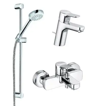 Kludi Pure &Easy Набір змішувачів, хром (376850565) Kludi Pure &Easy Набір змішувачів, хром (376850565)