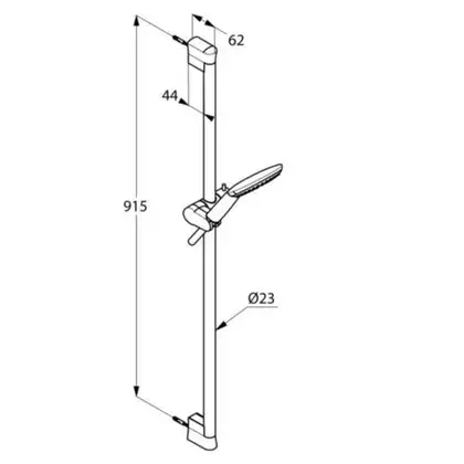 Душевая стойка Kludi Freshline 1S, 900 мм, хром (6784005-00) Душевая стойка Kludi Freshline 1S, 900 мм, хром (6784005-00)