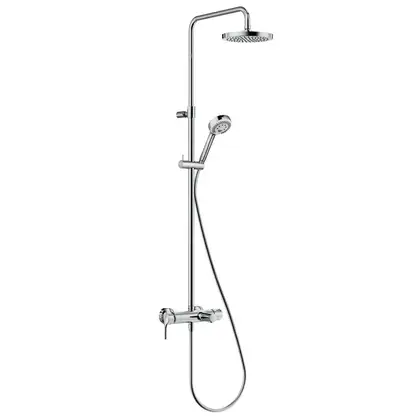 Logo Dual Shower System з змішувачем 6808305-00 верхній душ+ручний душ, хром Kludi НІМЕЧЧИНА Logo Dual Shower System з змішувачем 6808305-00 верхній душ+ручний душ, хром Kludi НІМЕЧЧИНА
