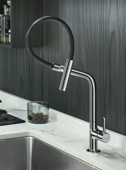 MP119400CR Змішувач кухонний Lamp, лійка з ручним душем на магніті, хром Nobili ІТАЛІЯ (MP119400CR) MP119400CR Змішувач кухонний Lamp, лійка з ручним душем на магніті, хром Nobili ІТАЛІЯ (MP119400CR)