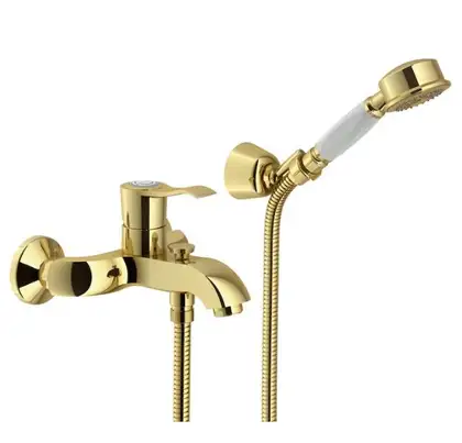 SI98110GDP Змішувач для ванни Royal Gold PVD з душовим комплектом золото Nobili ІТАЛІЯ (SI98110GDP)
