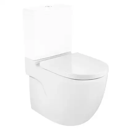 Roca Meridian-N Compacto Rimless Унітаз, білий (A34224L000) Roca Meridian-N Compacto Rimless Унітаз, білий (A34224L000)