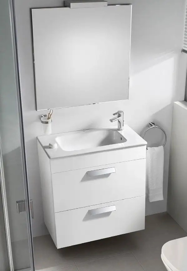 Умивальник Roca Debba 805х360 з тумбою під умивальник, білий (A855907806) Умивальник Roca Debba 805х360 з тумбою під умивальник, білий (A855907806)