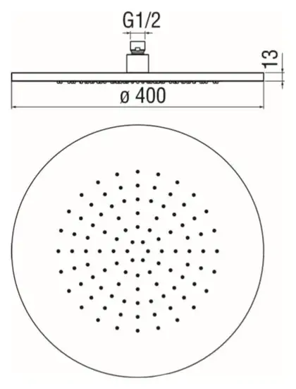 AD139/114IX Верхній душ 400мм поворотний функція дощ колір Inox Nobili ІТАЛІЯ (AD139/114IX) AD139/114IX Верхній душ 400мм поворотний функція дощ колір Inox Nobili ІТАЛІЯ (AD139/114IX)