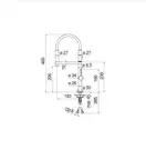 MV92400/50BM Змішувач для кухоної мийки Move ручна рухома лійка на магнітному кріпленні чорний мат Nobili ІТАЛІЯ (MV92400/50BM)
