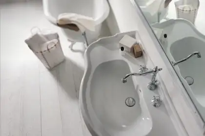 RI49011/1BR Змішувач для раковини на три отвори з донним клапаном Ancient Bronze Nobili ІТАЛІЯ (RI49011/1BR)