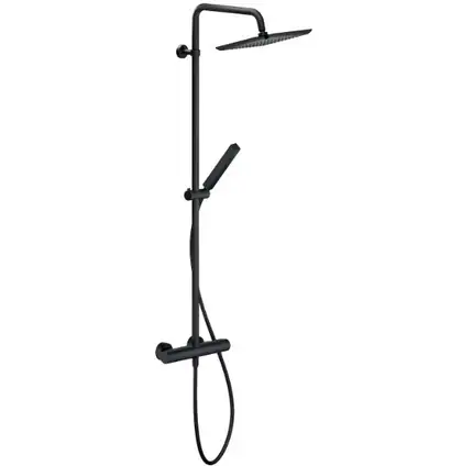 Nobili Душова система SE124030/30BM, термостат, чорний мат (SE124030/30BM)