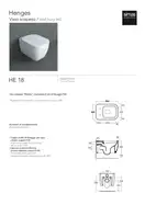Simas Henges HE18 F85 Унітаз підвісний, білий глянець (HE18/F85)