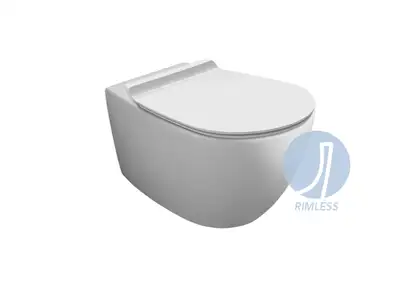 Simas Vignoni Унітаз підвісний Rimless, білий мат (VI18WM/F85) Simas Vignoni Унітаз підвісний Rimless, білий мат (VI18WM/F85)