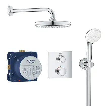Душова система прихованого монтажу з термостатом Grohe Grohtherm Convent. Concealed (34729000) Душова система прихованого монтажу з термостатом Grohe Grohtherm Convent. Concealed (34729000)