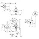 GROHE Набор скрытого монтажа Eurosmart  (25183SC1)
