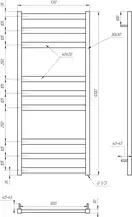 Genesis Aqua Полотенцесушитель Tristar flat (5006)