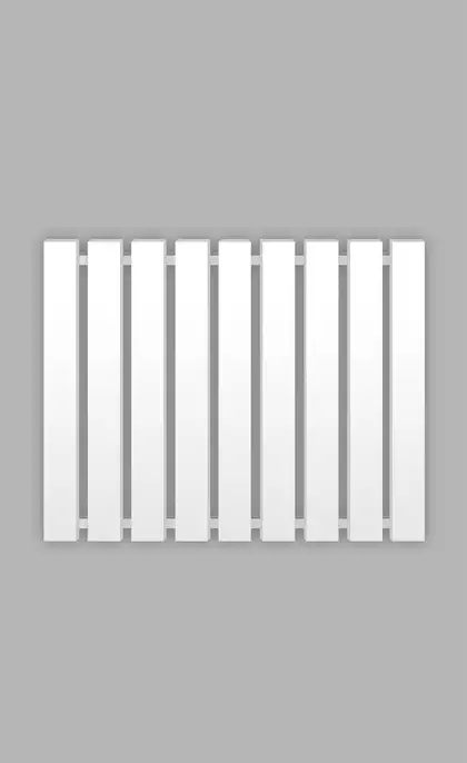 Genesis Aqua Полотенцесушитель Genesis-Aqua Batteria 80x60 см, белый (34011)