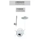 Paffoni Compact Box Термостат для душа, матовое медовое золото (CPT018HGSP)