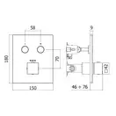 Paffoni Compact Box Термостат для душа, белый матовый (CPT518BO)