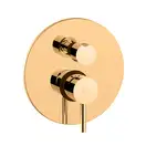 Paffoni Light Смеситель для душа скрытый, Honey gold (LIG018HG)