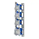 Термостат для душа/ванны Paffoni Modular Box (цвет - хром), в комплекте со скрытой частью (MDE019CR+MDBOX019)