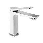 Смеситель для раковины Paffoni Tilt (цвет - хром), с донным клапаном Clic-Clac (TI071KCR)
