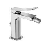 Смеситель для биде Paffoni Tilt (цвет - белый матовый), с донным клапаном (TI135BO)