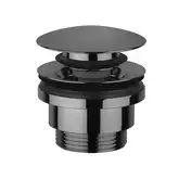 Донный клапан Clic-Clac Paffoni Light (цвет - Nichel nero spazzolato / Матовый чёрный никель) (ZSCA050NKNSP)