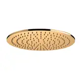 Верхний душ Paffoni MASTER KING Tondo Ø 300 х h8 мм (цвет - Honey gold spazzolato / Матовое медовое золото) (ZSOF079HGSP)