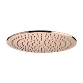 Верхний душ Paffoni MASTER KING Tondo Ø 300 х h8 мм (цвет - Honey gold spazzolato / Матовое медовое золото) (ZSOF079ROSE)