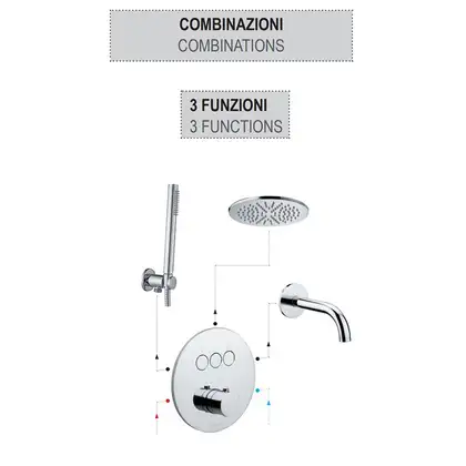 Paffoni Compact Box Термостат для душа, белый матовый (CPT019BO) Paffoni Compact Box Термостат для душа, белый матовый (CPT019BO)