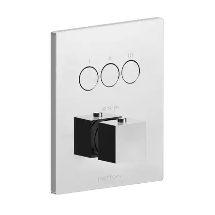 Paffoni Compact Box Термостат для душа, черный матовый (CPT519NO) Paffoni Compact Box Термостат для душа, черный матовый (CPT519NO)