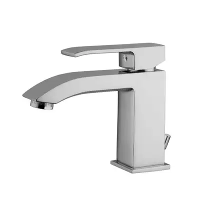 Смеситель для раковины Paffoni Level (цвет - хром), с донным клапаном Clic-Clac (LES071KCR)