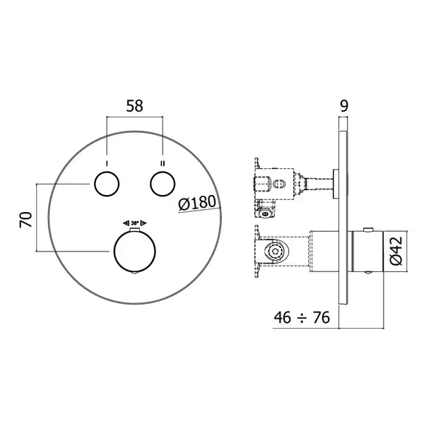 Paffoni Compact Box Термостат для душа, хром (CPT018CR) Paffoni Compact Box Термостат для душа, хром (CPT018CR)