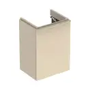 Шкафчик для раковины 44,2 х 35,6 х h61,7 см Geberit Smyle Square, с одной дверцей, песочно-серый (500.351.JL.1)