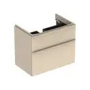 Тумба под раковину Geberit Smyle Square 73,4 см, песочно-серый глянцевый (500.353.JL.1)
