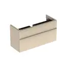 Тумба под раковину Geberit Smyle Square 118,4 см, песочно-серый глянцевый (500.355.JL.1)