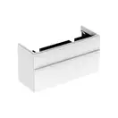 Тумба под двойную раковину Geberit Smyle Square 118,4 см, белый глянцевый (500.356.00.1)