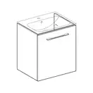 Тумба под раковину Geberit Selnova Square slim rim 58,8 см, лава матовая (501.221.00.1)