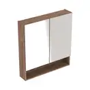 Зеркальный шкафчик Geberit Selnova Square 58,8 х 17,5 х h85 см, орех тёмный (501.266.00.1)