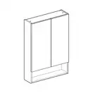 Зеркальный шкафчик Geberit Selnova Square 58,8 х 17,5 х h85 см, орех тёмный (501.266.00.1)